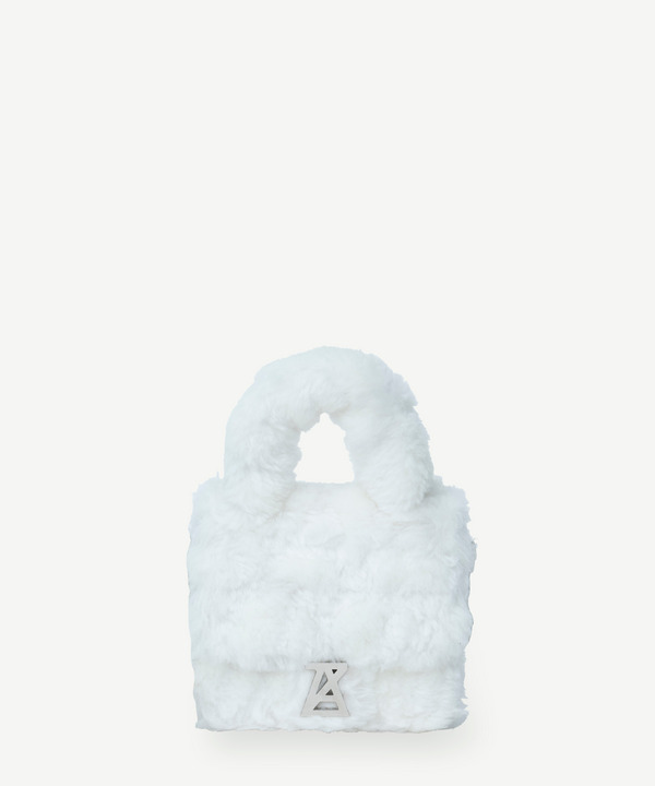 PHOTOCHROMIC LOGO FUR BAG 詳細画像 WHITE&rarr;PURPLE MONOGRAM  1