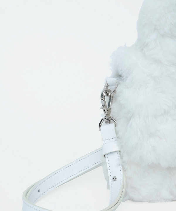 PHOTOCHROMIC LOGO FUR BAG 詳細画像 WHITE&rarr;PURPLE MONOGRAM  10