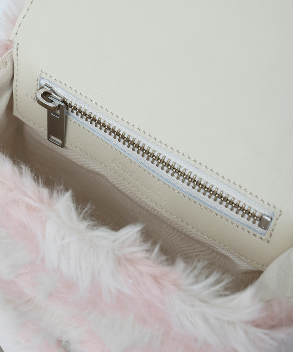 PHOTOCHROMIC LOGO FUR BAG 詳細画像 WHITE&rarr;PURPLE MONOGRAM  13