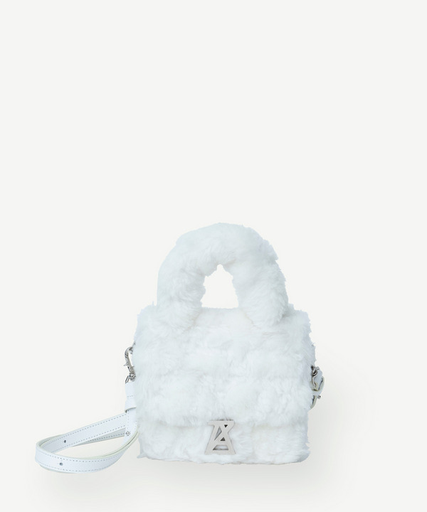 PHOTOCHROMIC LOGO FUR BAG 詳細画像 WHITE&rarr;PURPLE MONOGRAM  3