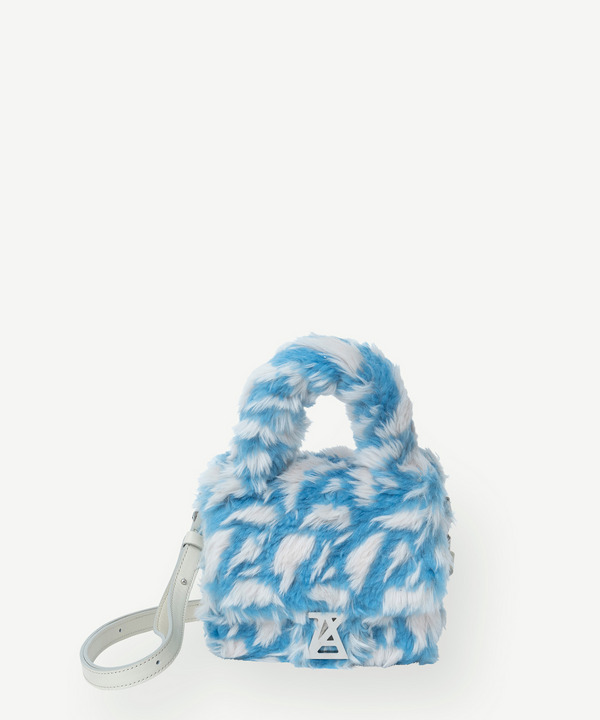 PHOTOCHROMIC LOGO FUR BAG 詳細画像 BEIGE&rarr;BLUE MONOGRAM 4