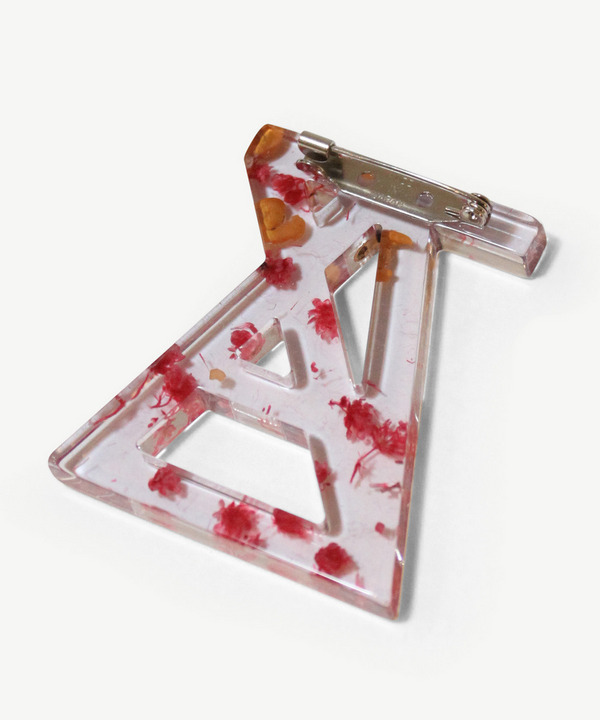 AZ LOGO BROOCH 詳細画像 PINK 3