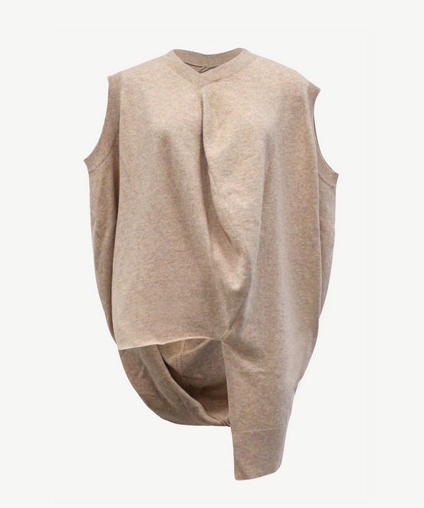 BALL KNIT VEST 詳細画像 CAMEL 1