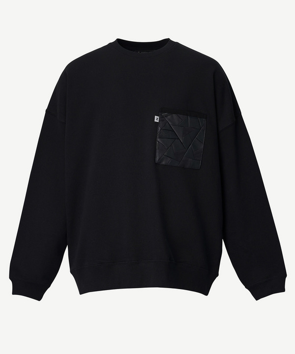 PATCHWORK POCKET SWEAT PULLOVER 詳細画像 WHITE 2