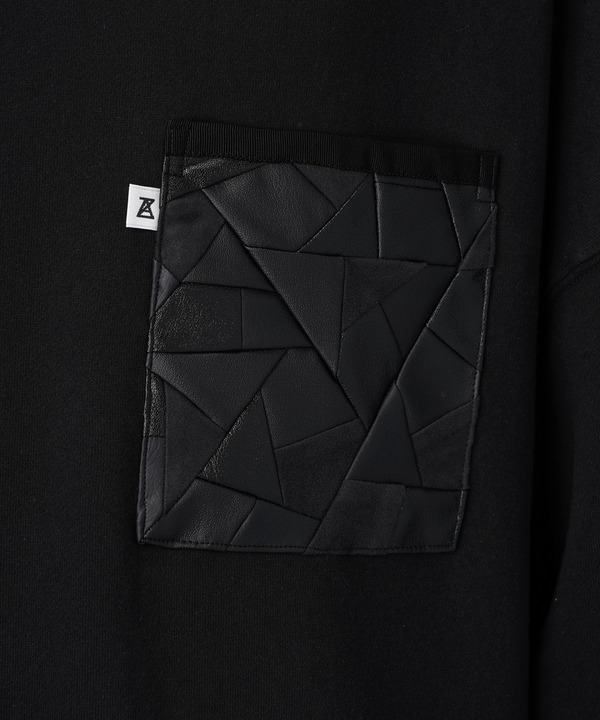 PATCHWORK POCKET SWEAT PULLOVER 詳細画像 WHITE 5