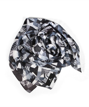 PATCHWORK PRINT SCARF 詳細画像