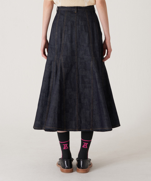 AZ DENIM SKIRT 詳細画像 LIGHT INDIGO 8
