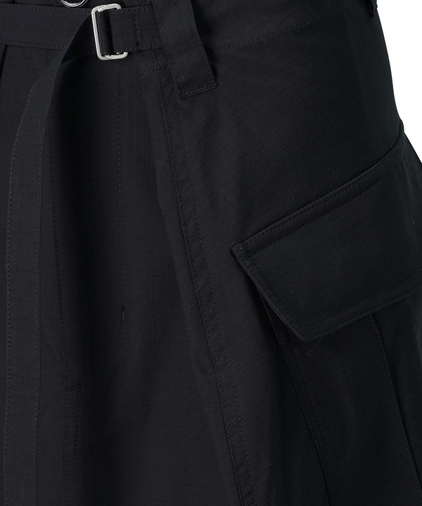 WRAP CARGO SKIRT 詳細画像 BLACK 4