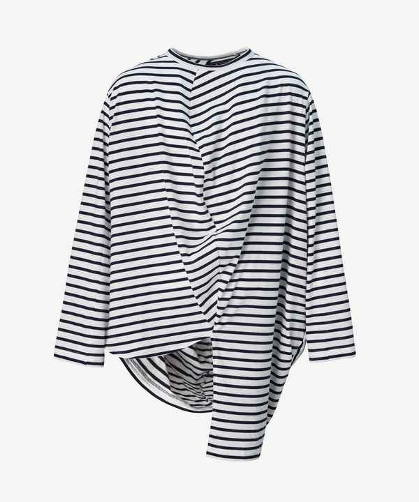BALL BORDER JERSEY TOP 詳細画像 WHITE&times;NAVY 1