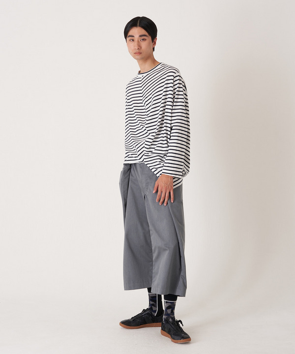 BALL BORDER JERSEY TOP 詳細画像 WHITE&times;NAVY 6