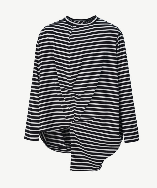 BALL BORDER JERSEY TOP 詳細画像 BLACK&times;WHITE 1