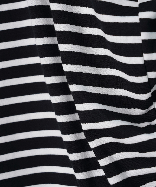 BALL BORDER JERSEY TOP 詳細画像 BLACK&times;WHITE 4