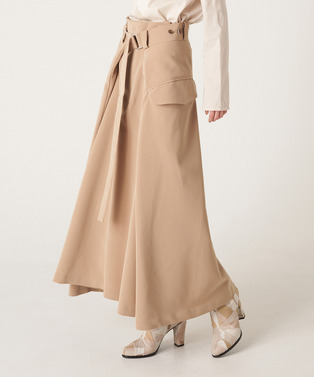 WRAP FLARE SKIRT 詳細画像