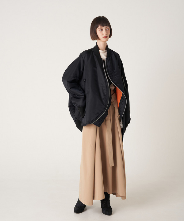 WRAP FLARE SKIRT 詳細画像 BLACK 11