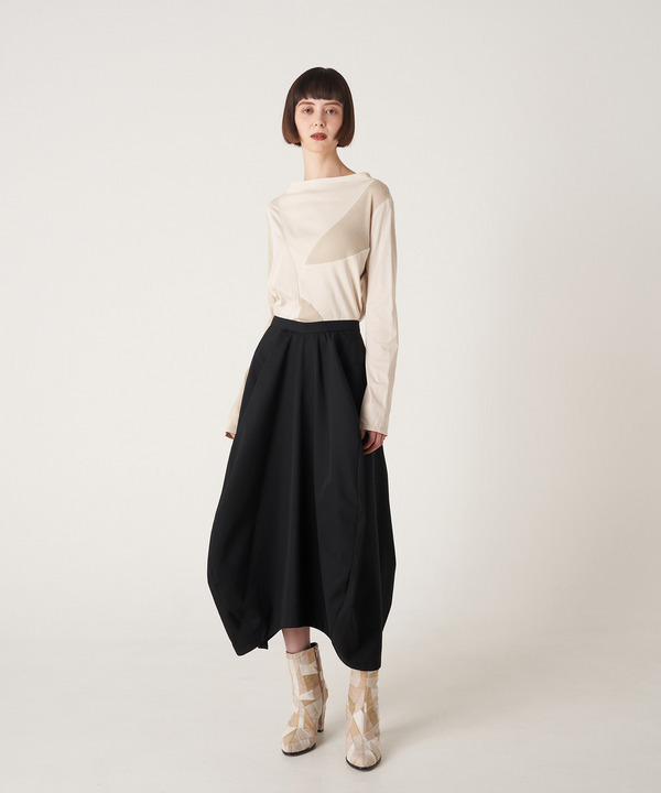 BALL LONG SKIRT 詳細画像 GRAY 4