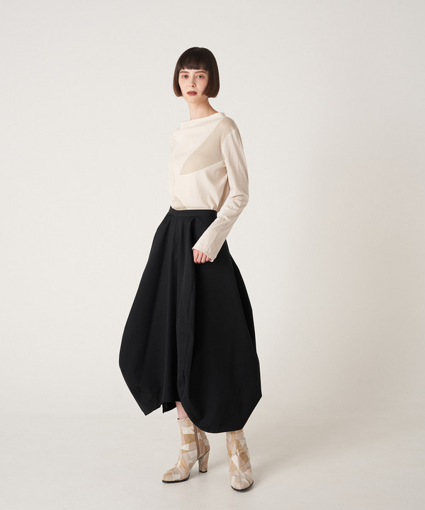 BALL LONG SKIRT 詳細画像 GRAY 5