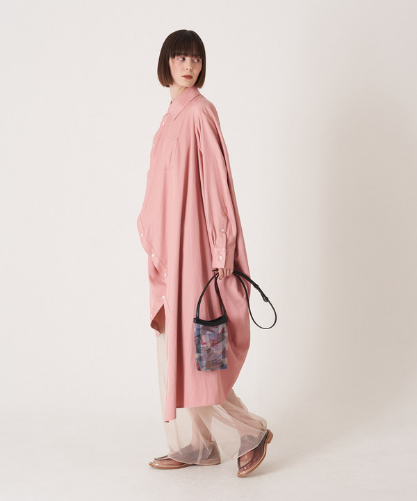 BALL RAYON SHIRT DRESS 詳細画像 PINK 8