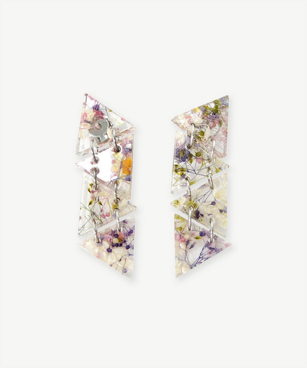 FLOWER POLYGON EARRINGS 詳細画像 COLORFUL 1