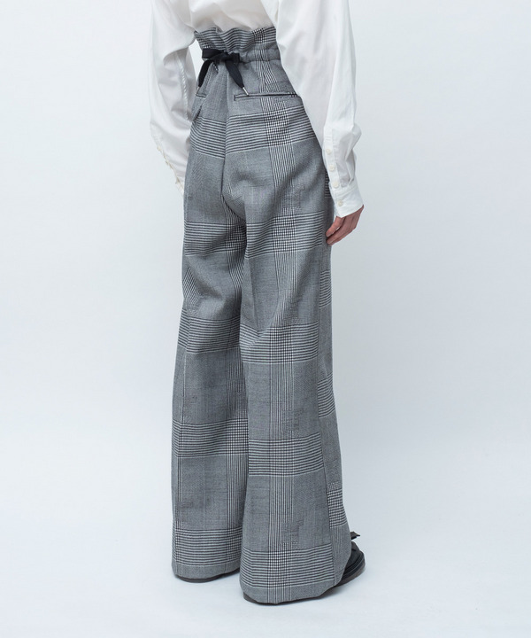 PILOT WIDE SLACKS RANDAM GLEN CHECK 詳細画像 NAVY 4