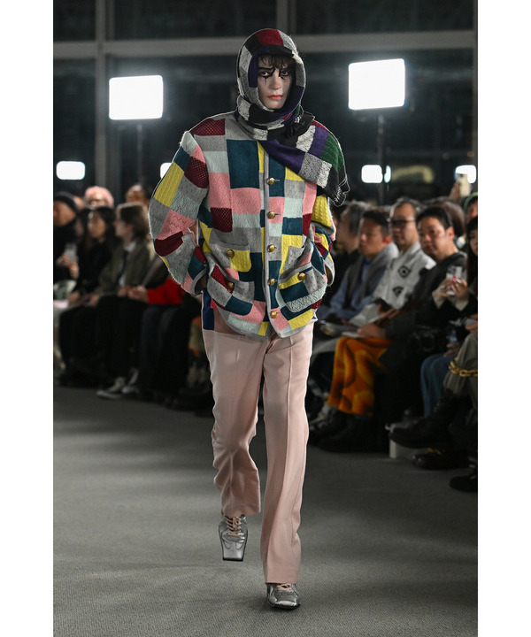 CRAZY PATTERNS BELL BOTTOM PANTS 詳細画像 BEIGE 16