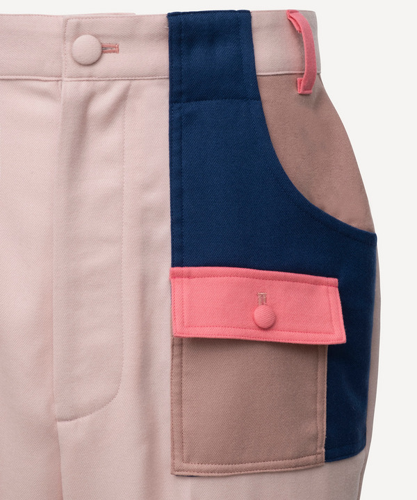 CRAZY PATTERNS BELL BOTTOM PANTS 詳細画像 PINK 11