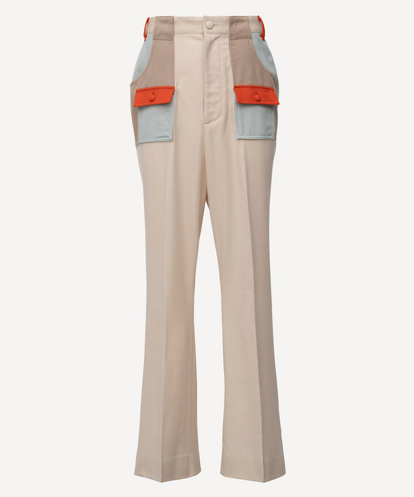 CRAZY PATTERNS BELL BOTTOM PANTS 詳細画像 PINK 12