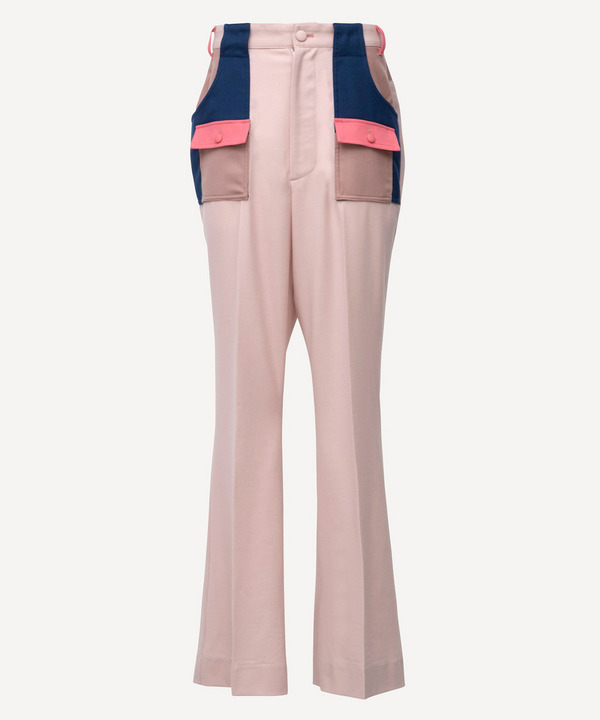 CRAZY PATTERNS BELL BOTTOM PANTS 詳細画像 PINK 6