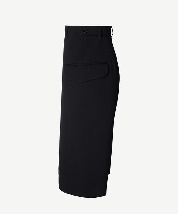 WRAP ASYMMETRY SHORTS 詳細画像 BLACK 6