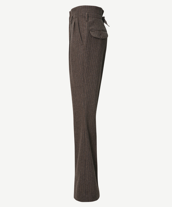 PILOT BELL BOTTOM SLACKS CHALK STRIPE 詳細画像 NAVY 8