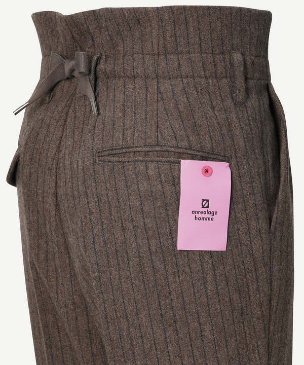 PILOT BELL BOTTOM SLACKS CHALK STRIPE 詳細画像 BROWN 10