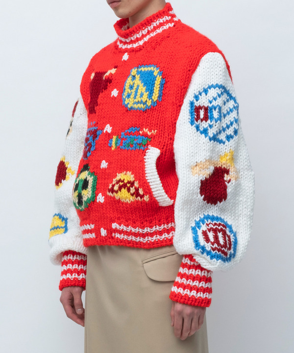 KNIT BASKET BALL JUMPER 詳細画像 BLACK 10