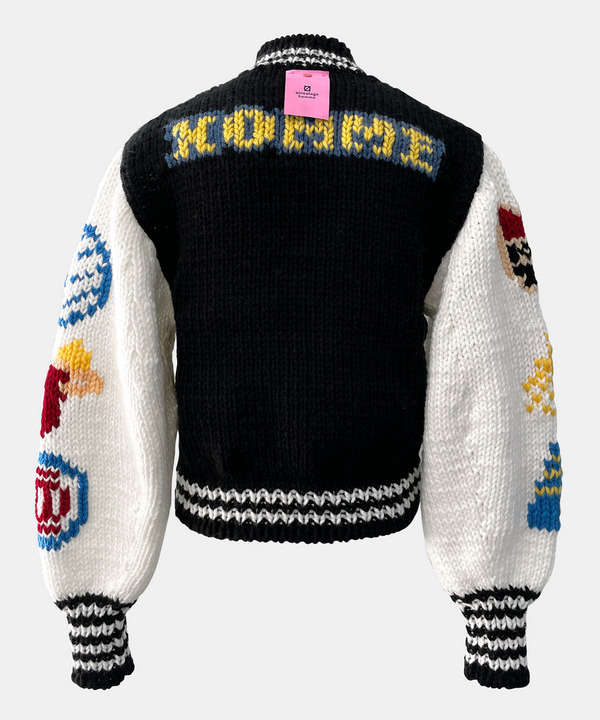 KNIT BASKET BALL JUMPER 詳細画像 BLACK 4