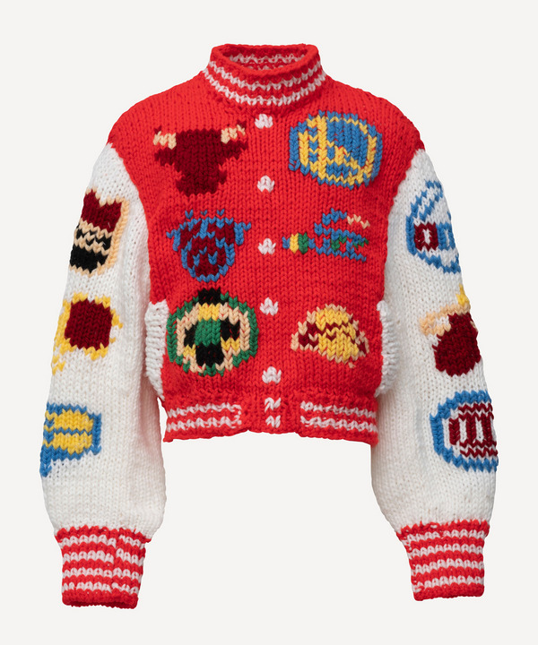 KNIT BASKET BALL JUMPER 詳細画像 BLACK 5