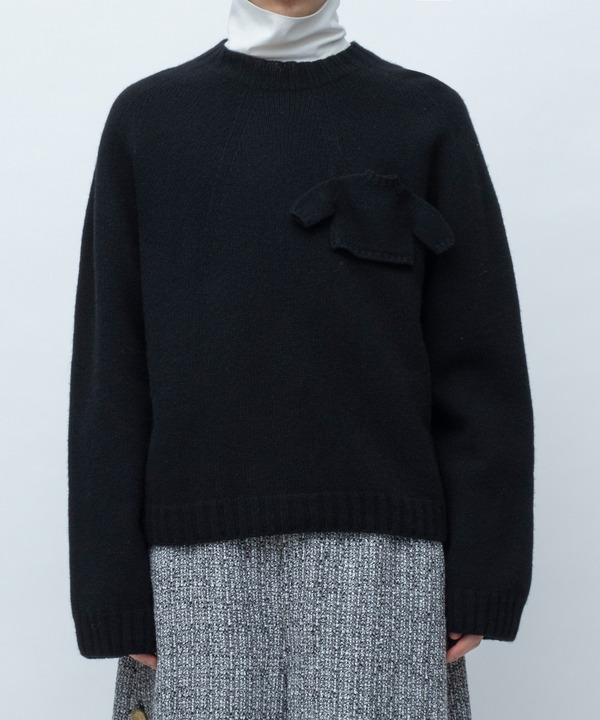 MINIATURE POCKET KNIT 詳細画像 BLACK 1