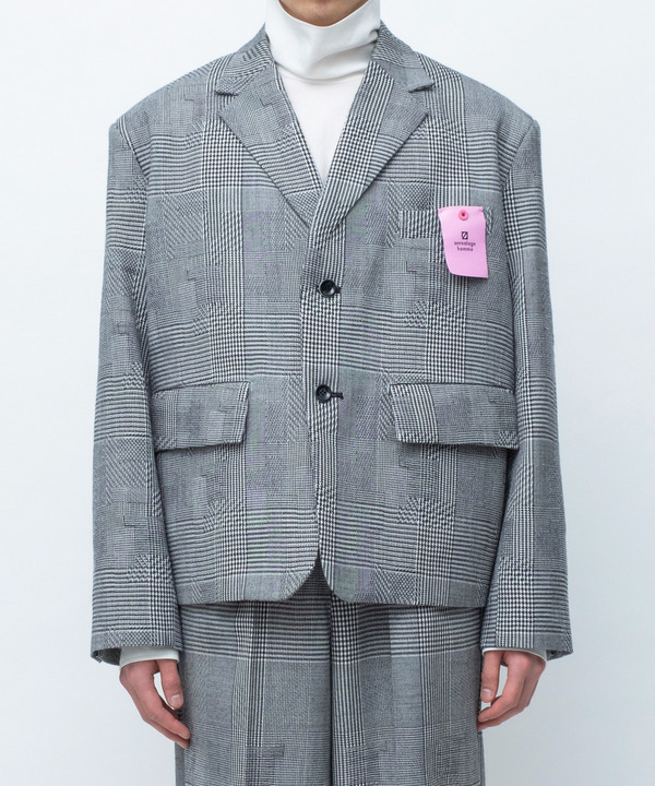 FADE LAPEL TAILORED JACKET 詳細画像 GRAY 1