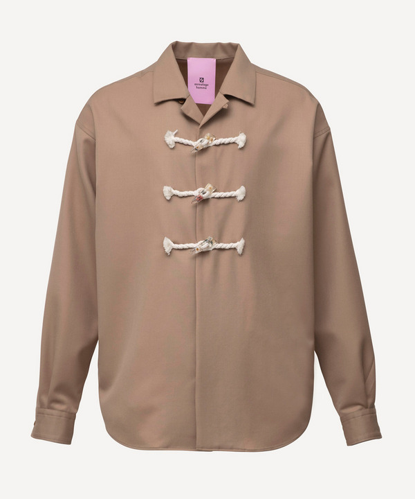 FLOWER TOGGLE SHIRT 詳細画像 BEIGE 6