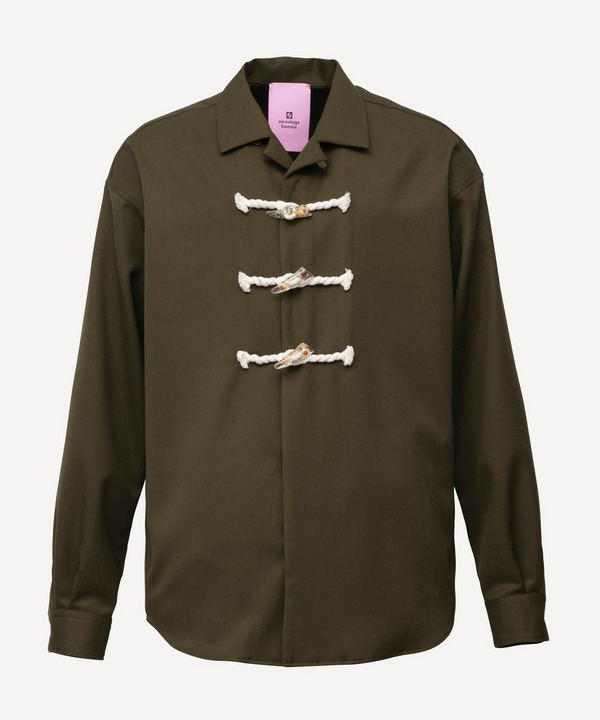 FLOWER TOGGLE SHIRT 詳細画像 BEIGE 7