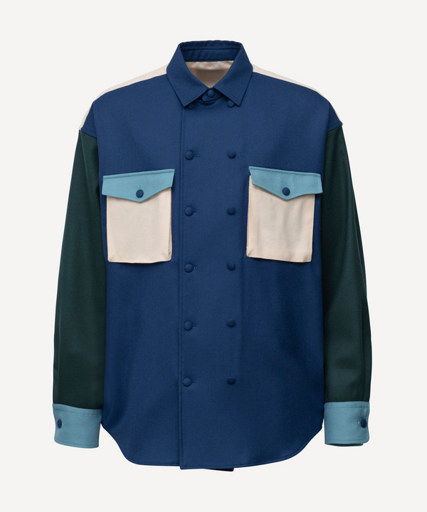 CRAZY PATTERNS WESTERN SHIRT 詳細画像 BLUE 6