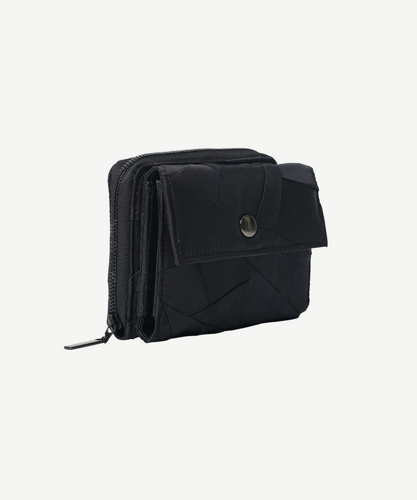 PATCHWORK ROUND ZIP PURSE 詳細画像 BLACK 3