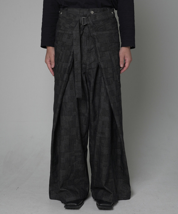 WRAP AZ DENIM WIDE PANTS 詳細画像 INDIGO 6