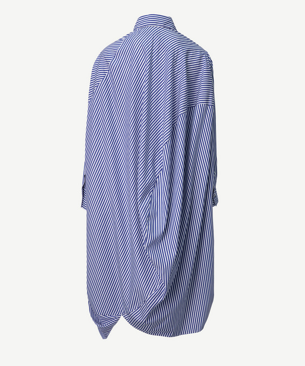 BALL SHIRT ONE PIECE(STRIPE) 詳細画像 BLACK&times;WHITE 4