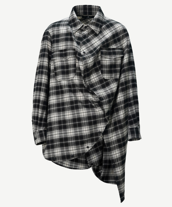 BALL CHECK SHIRT 詳細画像 BLACK 1