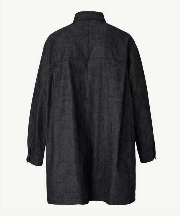 AZ DENIM LONG SHIRT 詳細画像 BLACK 3