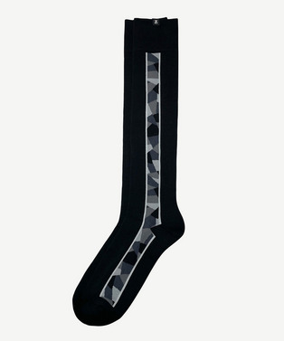 PATCHWORK LINE LONG SOCKS 詳細画像