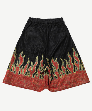PATCHWORK FIRE LACE SHORTS 詳細画像