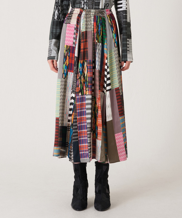 PATCHWORK PRINT SKIRT 詳細画像 COLORFUL 9