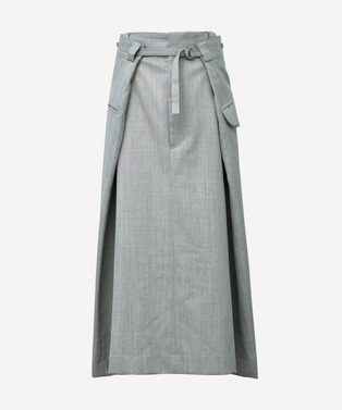 WRAP WOOL SKIRT 詳細画像