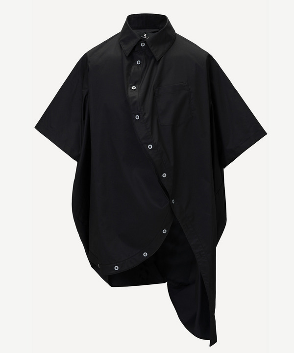 BALL HALF SLEEVE SHIRT(PLAIN) 詳細画像 WHITE 2