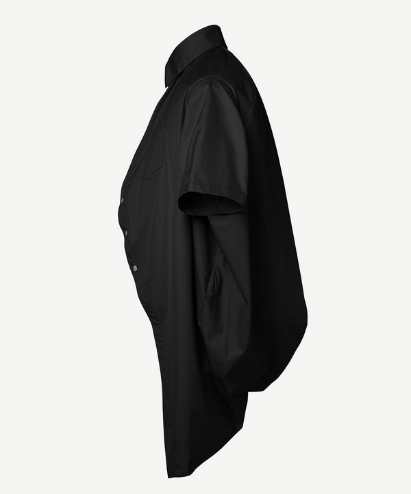 BALL HALF SLEEVE SHIRT(PLAIN) 詳細画像 BLACK 2