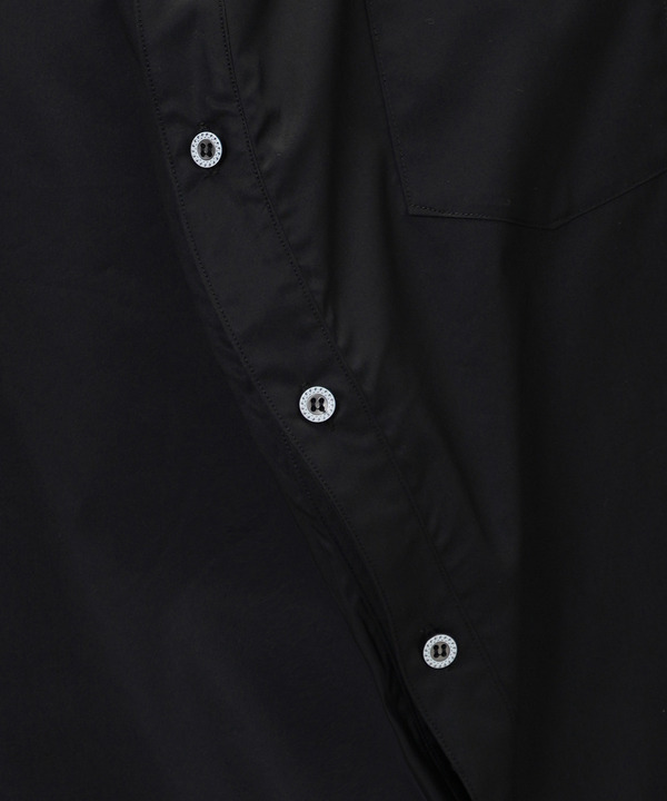 BALL HALF SLEEVE SHIRT(PLAIN) 詳細画像 BLACK 4